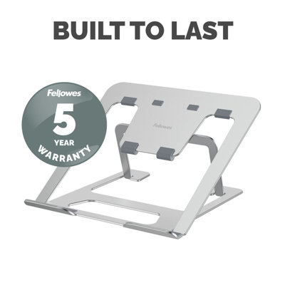 Fellowes Laptop Riser Alumia Portable Laptop Stand Max Size 15