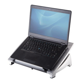 Fellowes Laptop Stand for Desks Office Suites 6 Height Adjustable Laptop Riser Max Monitor Size 17 inch Max Weight 5KG