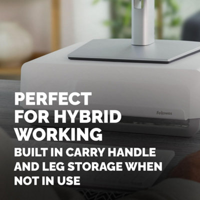 Fellowes Monitor Stand for Desk - Breyta™ 100% Recyclable Stand for the Home and Office - Ergonomic Portable with 3 Height