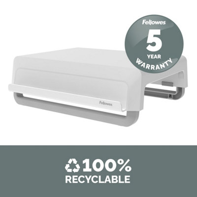 Fellowes Monitor Stand for Desk - Breyta™ 100% Recyclable Stand for the Home and Office - Ergonomic Portable with 3 Height
