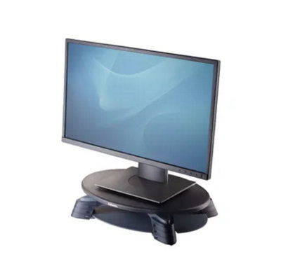 Fellowes Rotating Monitor Stand Platform Graphite