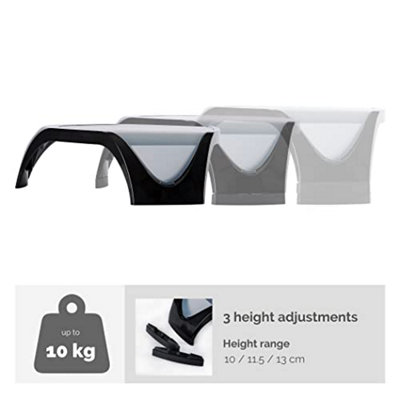 Fellowes Smart Suites Adjustable Monitor Stand, Black