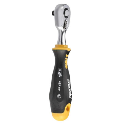 Felo R-GO XL 1/4 36-Piece Ergonic Ratchet and Socket Set with StrongBox