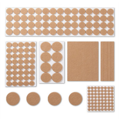 Felt Furniture Protector Pads Cream