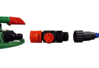 Female Connector with Valve and 3/4 BSPM Inlet