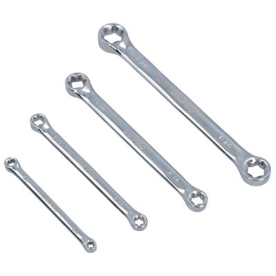 Female Torx Star E Shallow Sockets 1/4 3/8 Drive E4 - E18 10pc Set- AB Tools