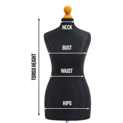formal black tie optional dress code Female Display Dress Form Torso  The Shop Company