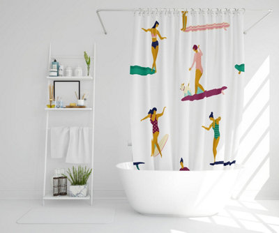Female Surfers (Shower Curtain) / Default Title Price Comparisons | Compare The Build