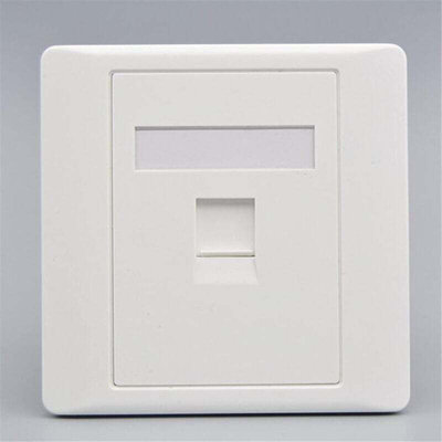 Female To Female Cat6 Gigabit Dual Pass Network Wall Outlet Rj45 Lan ...