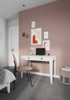 Femii 03 - Stylish White Desk with Two Drawers ((H)800mm (W)1080mm (D ...