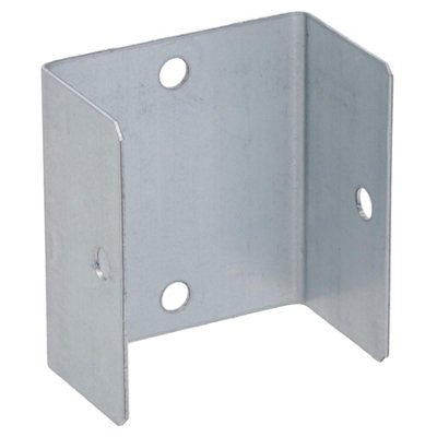 Fence Panel Clip 44mm Galvanised Steel Bracket Holder Trellis Post ...