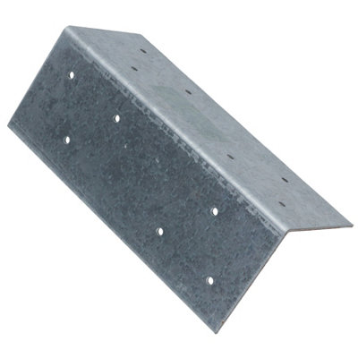 Fence Post Extender Angle Bracket Galvanised 70 x 70 x 180mm Support 2PK