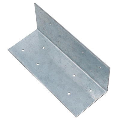 FENCE POST EXTENDER ANGLE BRACKET GALVANISED 70 X 70 X 180MM SUPPORT 5PK