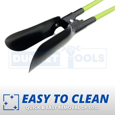 Fence Post Hole Digger Auger Diy Crossover Spade 140cm Extra Long Heavy Duty - 3