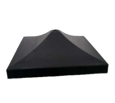 Fence Post Protection Caps- Black Pack of 4