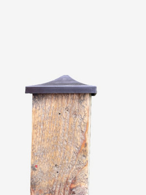 Fence Post Protection Caps- Black Pack of 4