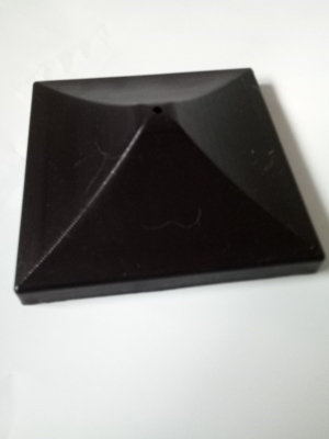 Fence Post Protection Caps - Brown Pack of 8- Fits 75 x 75 mm wooden ...