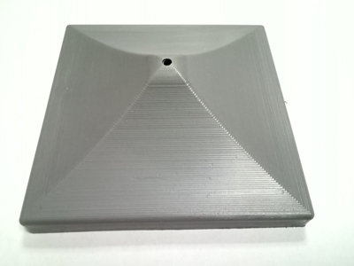 Fence Post Protection Caps - Grey Pack of 8- Fits 75 x 75mm wooden ...