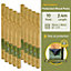Fence Post (W) 3x3" 75x75mm (H) 8FT 2.4m - (10 Pack) - Postsaver 20 Year Guarantee (FREE DELIVERY)