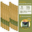 Fence Post (W) 4x4" 100x100mm (H) 6FT 1.8m - (10 Pack) - Postsaver 20 Year Guarantee (FREE DELIVERY)