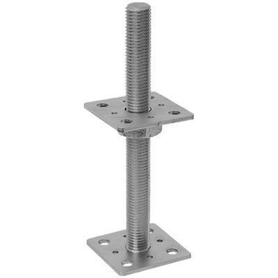 Heavy Duty Galvanized Fence Post Repair Brackets - Adjustable, Bolt Down 8 thumbnail image