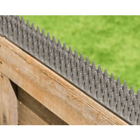 Fence Spikes Cat Deterrent Anti Climb Grey Pack Of 10 Strips
