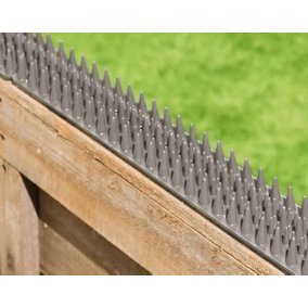 Fence Spikes Cat Deterrent Anti Climb Grey Pack Of 8 Strips
