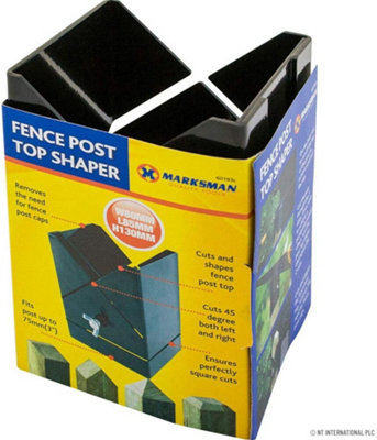 Fence Wooden Post Top Shaper Jig Guide Fencing Diy Landscaping Gravel