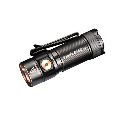 Fenix E18R V2.0, USB-C Rechargeable Mini Torch - 1200 Lumens - 81 Metre Beam - 700 mAh Battery - Magnetic Tail - IP68 Waterproof