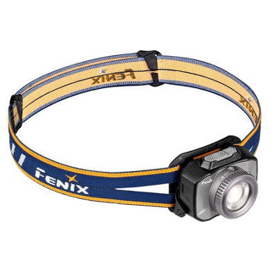 Fenix HL40R Grey, USB Rechargeable Lightweight Focusing Work / Tool Headlamp - 600 lm - 147m Beam- IP66 Weatherproof