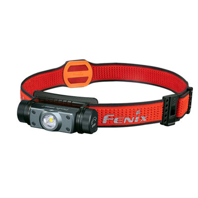 Fenix HM62-T Black, Lightweight Work / Trail Head Torch - 1200 lm - 150m Beam - 3400 mAh Rechargeable Battery - IP68 Waterproof