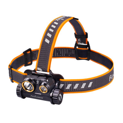 Fenix HM65R, USB-C Rechargeable Lightweight Head Torch - 1400 lm - 163m Beam - Independent & Combined Beams - IP68 Waterproof