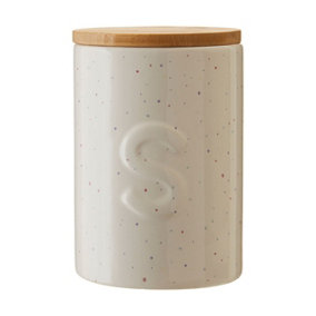 Fenwick Wilder Sugar Canister with Bamboo Lid