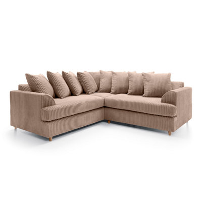 Ferguson Corner Sofa Brown Cord