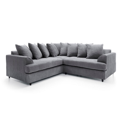 Ferguson Corner Sofa Grey Cord