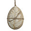 Fern Dried Flower Easter Egg Decoration Baubles Rustic Spring Home Décor