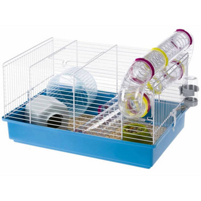 Ferplast Hamster Cage Paula Blue 46x29.5x24.5 cm 57906411 Price Comparisons | Compare The Build