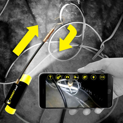 Ferret Plus CFWF50P Rechargeable Digital 1080P HD Inspection Camera - 8