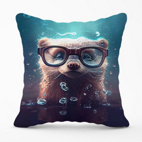 Ferret Splashart Water Cushions 45cm x 45cm