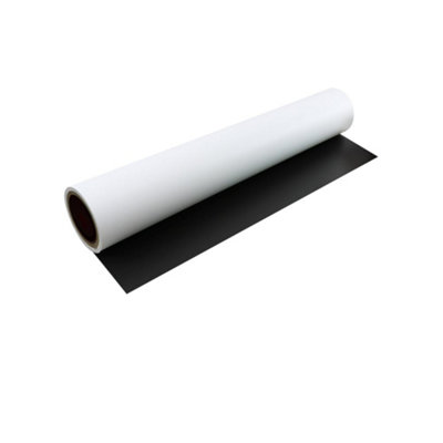 FerroFlex 600mm Wide Flexible Ferrous Sheet - Standard Self Adhesive & Matt White (1 Metre Length)