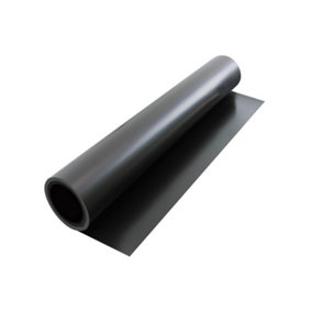 FerroFlex 620mm Wide Black Flexible Ferrous Sheet for Walls, Creating Surfaces Magnets Will Attract To - 5m Length