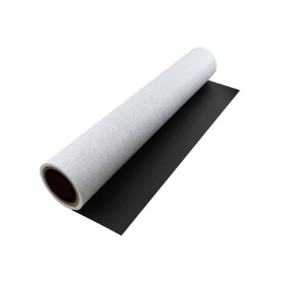 FerroFlex Non-Woven Wallpaper & Black Chalkboard Flexible Ferrous Sheet for Creating Chalkboard Surfaces - 600mm Wide - 1m Length