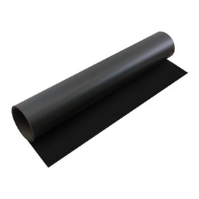 FerroFlex Ultra 620mm Wide Black Flexible Ferrous Sheet for Walls, Creating Surfaces Magnets Will Attract To - 5m Length