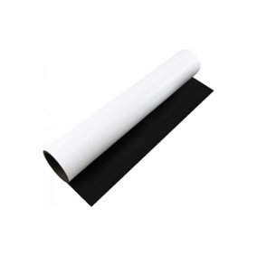 FerroFlex Ultra 620mm Wide Self Adhesive Flexible Ferrous Sheet for Walls, Creating Surfaces Magnets Will Attract to - 1m Length