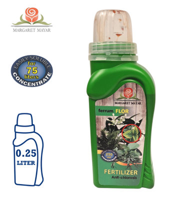 FERRUM FLOR - FERTILIZER AGAINST CHLOROSIS,  MINERAL - 0.25L