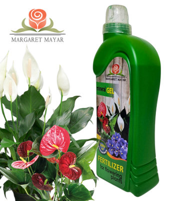 FERTILIZER FOR BLOOMS - MINERAL GEL - 1L - FLOWERING PLANT BOOST