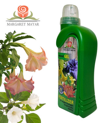 FERTILIZER FOR DATURA, ANGEL'S TRUMPET - MINERAL GEL - HIGH NUTRITION - 0.5L