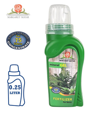 FERTILIZER FOR FERNS -  MINERAL GEL - 0.25L