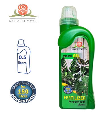 FERTILIZER FOR GREEN PLANTS - MINERAL GEL - 0.5L