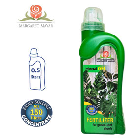 FERTILIZER FOR GREEN PLANTS - MINERAL GEL - 0.5L